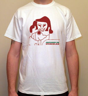 Stereolab, Switched On White Tee